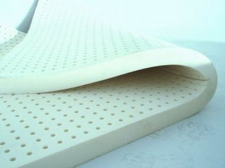 NEW MADE IN USA PURALUX 100% LATEX ECO FRIENDLY MATTRESS TOPPER 1 PAD