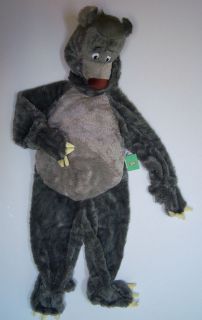    Jungle Book XXS 2T 3/3T Plush Baloo Bear Toddler Costume