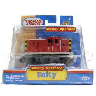 MOTORIZED SALTY BATTERY POWERE​D Thomas Wooden Engine Train NIB
