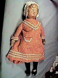 early cloth doll in Dolls & Bears