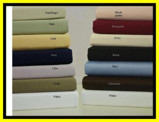 LUXURIOUS SILKY SOFT BAMBOO 4PC BED Sheet SET 100% VISCOSE FROM BAMBOO 