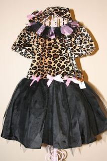 NEW The Children Place TCP Girl LEOPARD CAT HALLOWEEN Costume Dress 