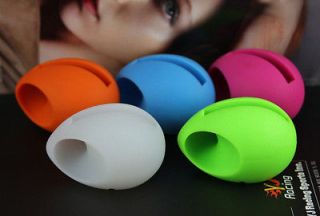 18) Cute Egg Soft Silicone Stand Speaker Amplifier case cover for 