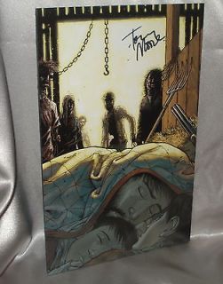 THE WALKING DEAD #11~cover print~HAND SIGNED by Tony Moore~Michonne in 