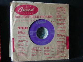 JUKEBOX 45 rpm RECORDS For Sale HANK THOMPSON Brozos Boys TOTAL 