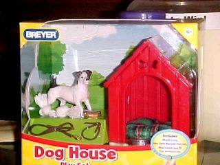 Breyer #1508 Dog House Play Set with Jack Russell Terrier NIB 2012