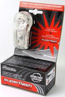 PLANET BIKE BICYCLE STEALTH SUPERFLASH SUPER FLASH REAR LED TAIL LIGHT 