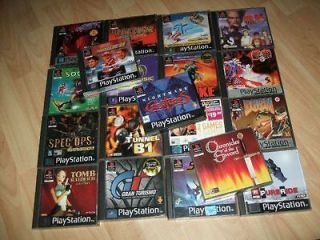 Playstation 1 Games PS1 PSOne Game   From Only £3.99 Each    Free UK 