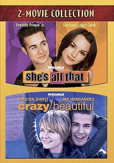 Crazy Beautiful Shes All That DVD, 2007, 2 Movie Collection