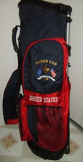 RYDER CUP  UNITED STATES AT THE BELFRY STAND/CART/ CARRY GOLF BAG
