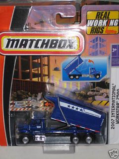 2007 International 7500 Dump Truck w/HOIST Matchbox Premium Rig 187 