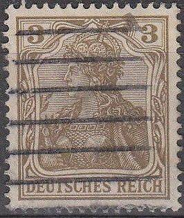 Stamp Germany Reich Mi 069 Sc 066 1902 Germania Empire Deutsches Post 