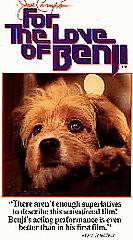 VHS For the Love of Benji [VHS]Patsy Garrett, Benji, Cynthia Sm Joe 