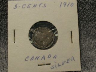 1910 CANADIAN 5 CENT SPECIMAN  FINE CONDITION. 