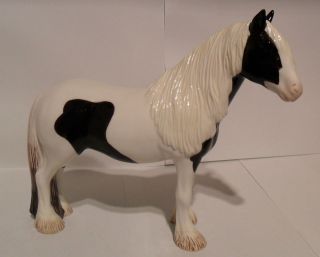 John Beswick Horse VANNER PONY FOAL PIEBALD   New & Boxed