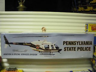   PENNSYLVANIA STATE POLICE 1999 ISSUE #1 BELL RANGER 3 COPTER NEW BXD