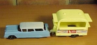 Tootsietoy 6 inch Ranch wagon with rare hot dog stand
