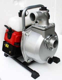 2HP 40CC Gas Water Pump 1 Suction 2 stroke w/ Strainer DRAIN FLOOD 
