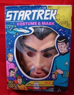 The Star Trek Klingon Costume & Mask Ben Cooper 1976