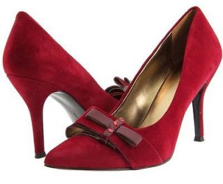 Womens Shoes NIB NINE WEST *Francess* Heels Pumps Wine Red Burgundy 