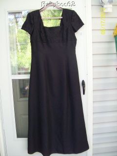 Womens Size 20 Black Gown Dress BILL LEVKOFF SLIMMING