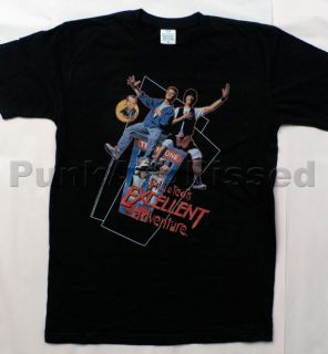 Bill and Teds Excellent Adventure   Poster Phonebooth black t shirt 