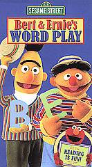 Sesame Street   Bert and Ernies Word Play VHS, 2002