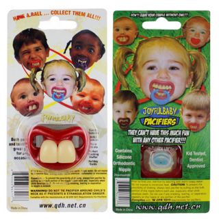 Funny face Dummies soothers pacifiers novelty fancy dress baby❤