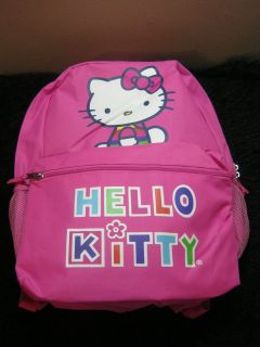 New pink Hello Kitty Sanrio back pack book bag school supplies