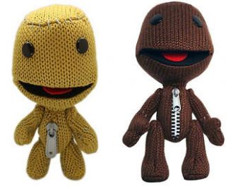 Little Big Planet Character Sackboy Yellow&Coffee 7Plush Doll Toys 