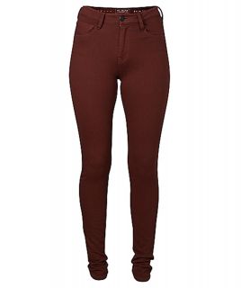   French Connection Winter Lily Bitter Plum Burgundy Maroon Skinny Jeans