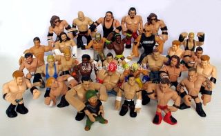 WWE WWF Wrestling RUMBLERS action figure figurine Random 15pcs