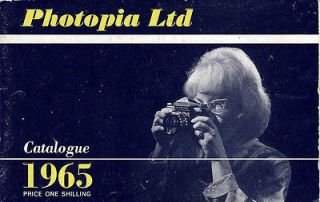 Photopia Ltd. Catalogue 1965 (EDIXA, REGULA, WATA etc.)