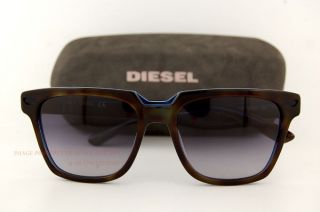 Brand New Diesel Sunglasses DL 0018 Color 56W HAVANA/BLUE 100% 