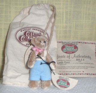 GANZ COTTAGE COLLECTIBLE Billy WITH COA & CARRYING BAG