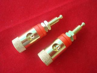 Binding Post Speaker Connector Cable Audio Amplifier Terminal Plug 