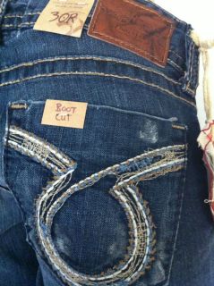 New w/ Tag Womens PREMIUM Big Star Jeans Sophie Slim Boot Cut 6WSOPOM 