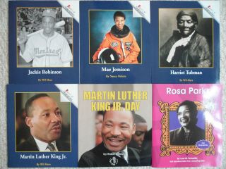 ROOKIE BIOGRAPHIES LOT~Jackie Robinson~Mae Jemison~Harrie​t Tubman 