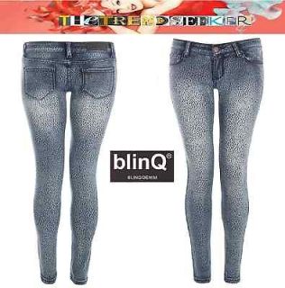 blinQ® Ladies Sexy Fall Winter Autumn Jeans Animal Snake Leopard 