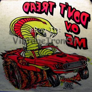 vTg Ford Mustang Shelby 350 500 Ratfink T Shirt Iron On