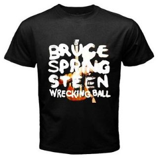   $ Bruce Springsteen 2012 Tour Black T Shirt All Sizes Av. bs10