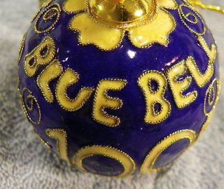 Blue Bell Ice Cream Christmas Ornament 100 Years