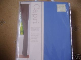   draught excluding blackout door curtain 66 X 72 powder blue.NEW