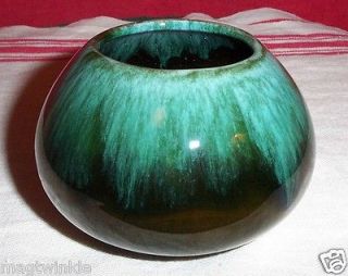 Blue Mountain Pottery Sugar Bowl or Small Planter Classic SeaGreen 