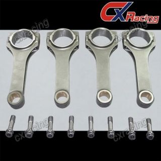 CXRacing 95 99 2G Eclipse Galant 4G63 H Beam Connecting Rods W/Bolts