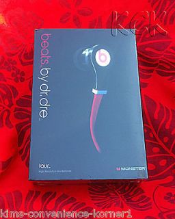 Newly listed BLACK RED Monster Beats by Dr Dre Tour In Ear Headphones 