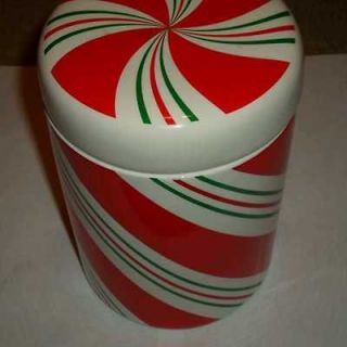 Teleflora Peppermint Cookie Jar/Canister