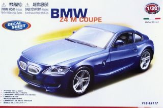 BMW Z4 M COUPE DIE CAST MODEL CAR KIT by BURAGO   SCALE 132   NEW