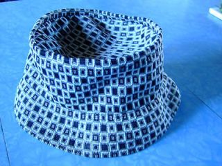 Kangol Bucket Black & White Hat size s/m unisex