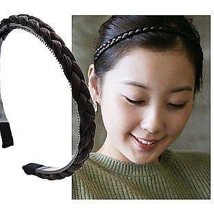   Extension 4 colors Braided Headband Bohemia Synthetic Rigid Plastic